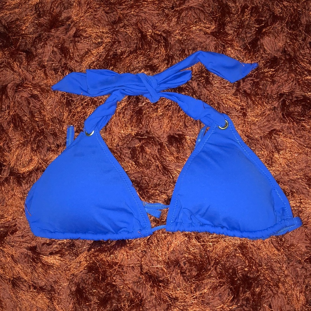 Summer Blue Bikini Top
